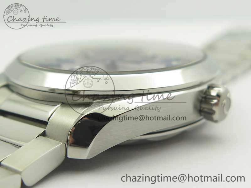 Aqua Terra 150M Master Chronometers VSF 1:1 Best Edition Gray Dial Blue Hand on SS Bracelet A8900 Super Clone