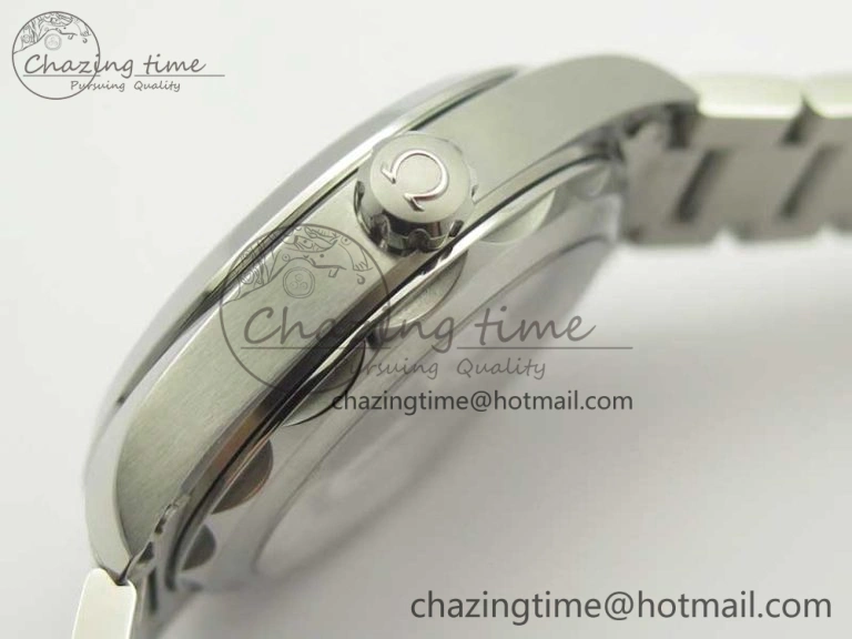 Aqua Terra 150M Master Chronometers VSF 1:1 Best Edition Gray Dial Blue Hand on SS Bracelet A8900 Super Clone