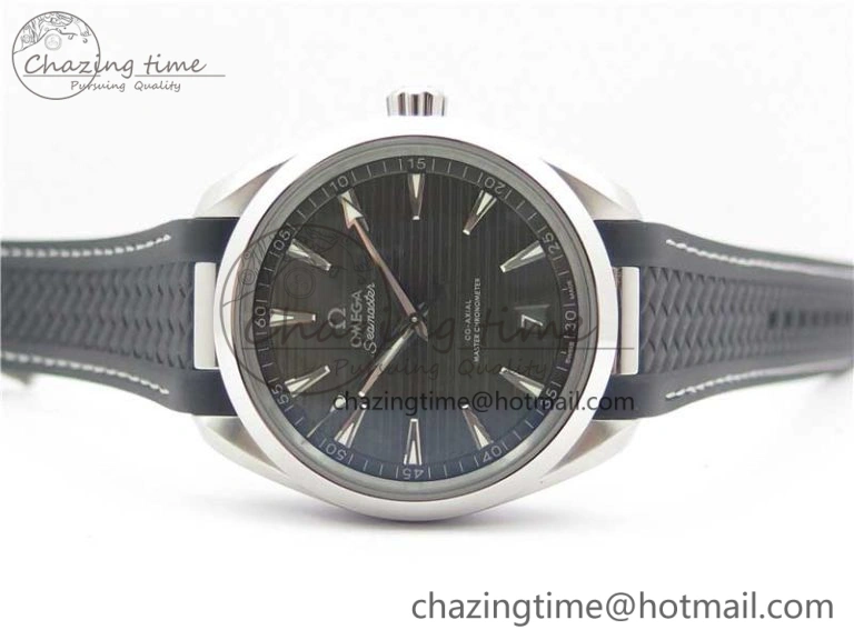 Aqua Terra 150M Master Chronometers VSF 1:1 Best Edition Green Dial on Black Rubber Strap A8900 Super Clone (2 Straps)