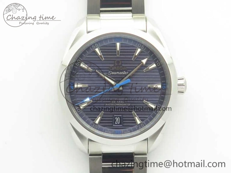 Aqua Terra 150M Master Chronometers VSF 1:1 Best Edition Light Blue Dial Blue Hand on SS Bracelet A8900 Super Clone