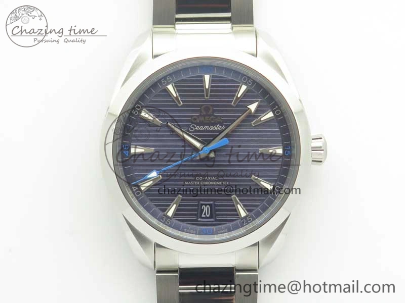 Aqua Terra 150M Master Chronometers VSF 1:1 Best Edition Light Blue Dial Blue Hand on SS Bracelet A8900 Super Clone