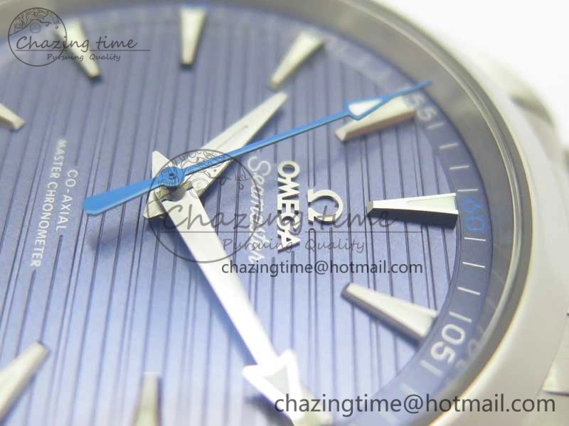 Aqua Terra 150M Master Chronometers VSF 1:1 Best Edition Light Blue Dial Blue Hand on SS Bracelet A8900 Super Clone