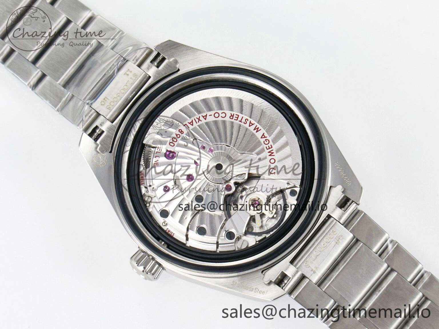 Aqua Terra 150M Master Chronometers VSF 1:1 Best Edition White Dial Orange Hand on SS Bracelet A8900 Super Clone