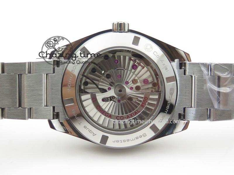Aqua Terra 150M SS 1:1 Best Edition Deep Blue Textured Dial On SS Bracelet A8500
