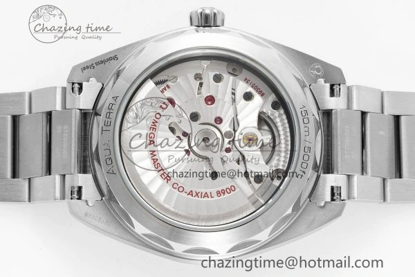 Aqua Terra 150M SS JQK 1:1 Best Edition Black Dial SS Hand on SS Bracelet A8900