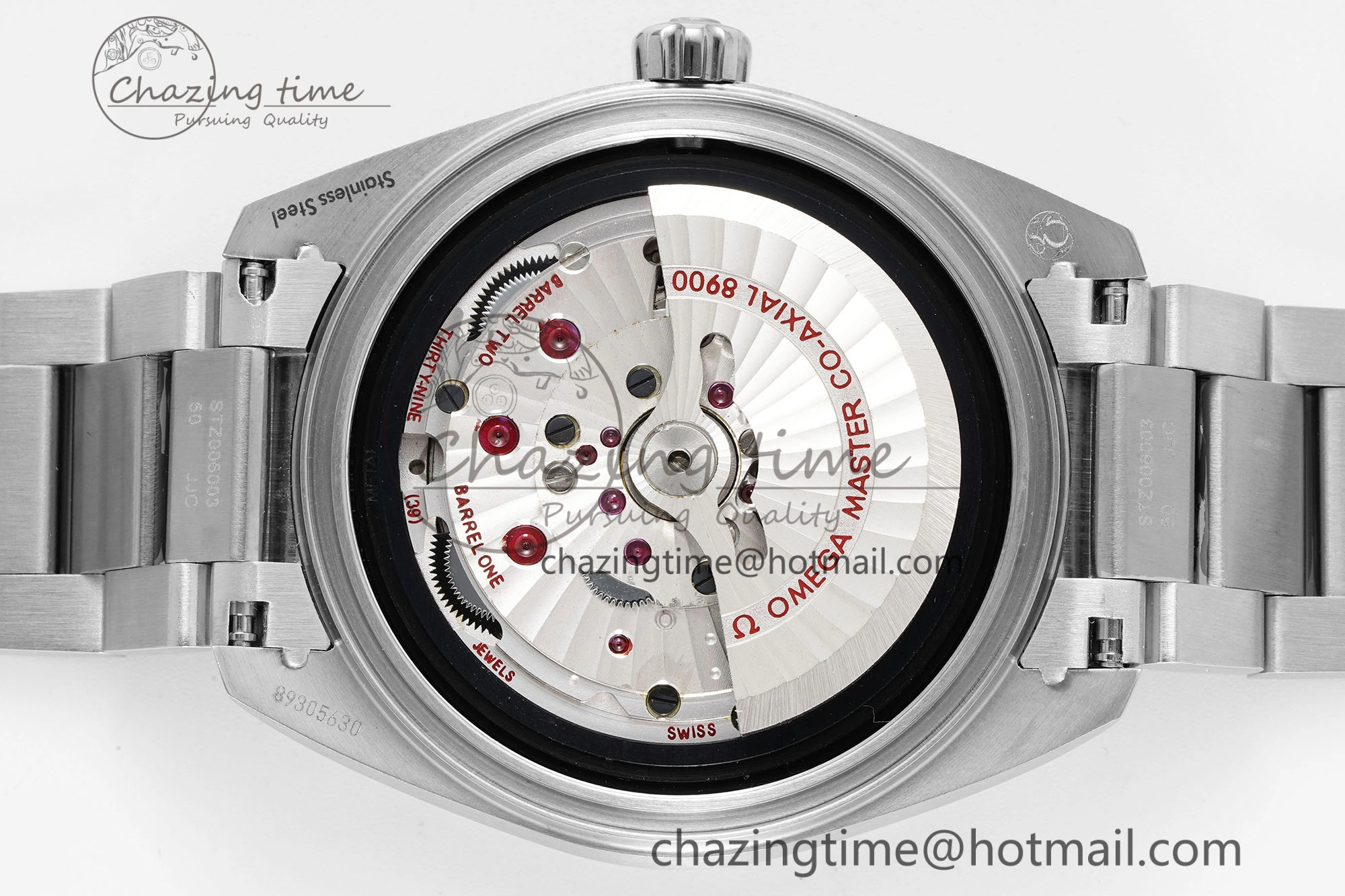 Aqua Terra 150M SS JQK 1:1 Best Edition Black Dial SS Hand on SS Bracelet A8900