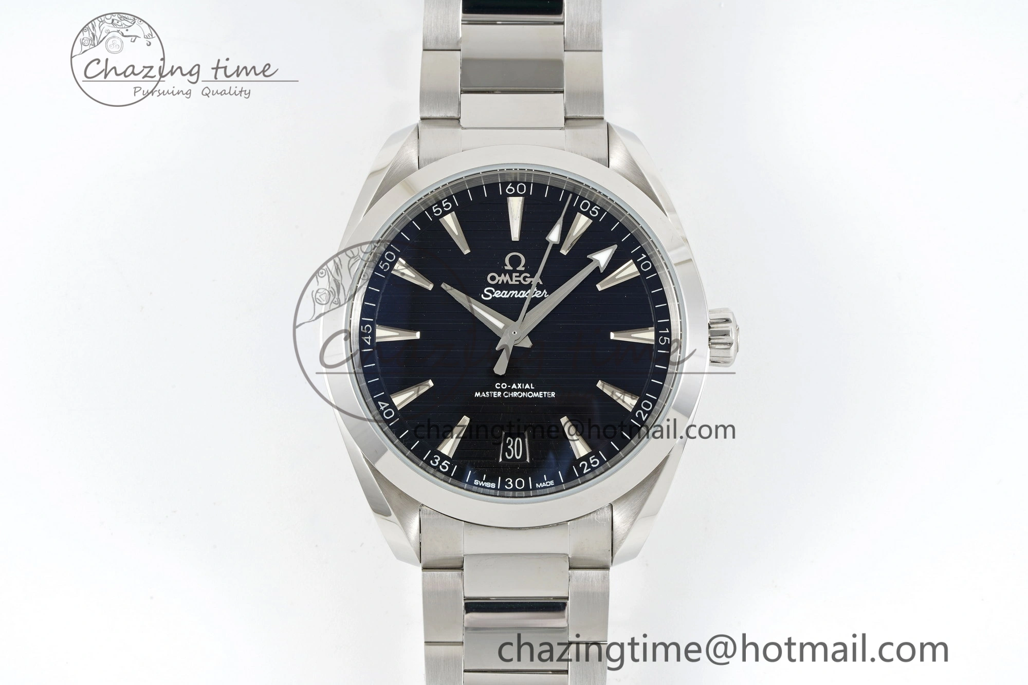 Aqua Terra 150M SS JQK 1:1 Best Edition Black Dial SS Hand on SS Bracelet A8900