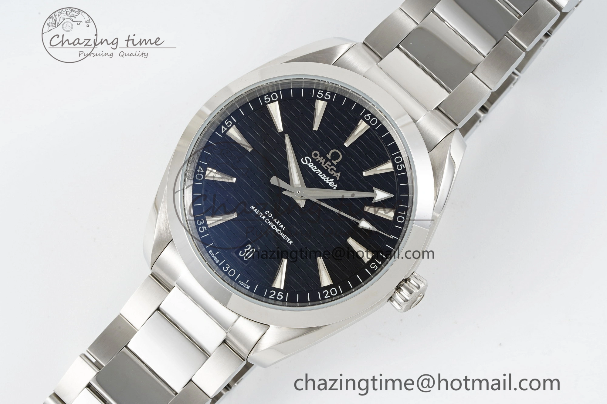 Aqua Terra 150M SS JQK 1:1 Best Edition Black Dial SS Hand on SS Bracelet A8900