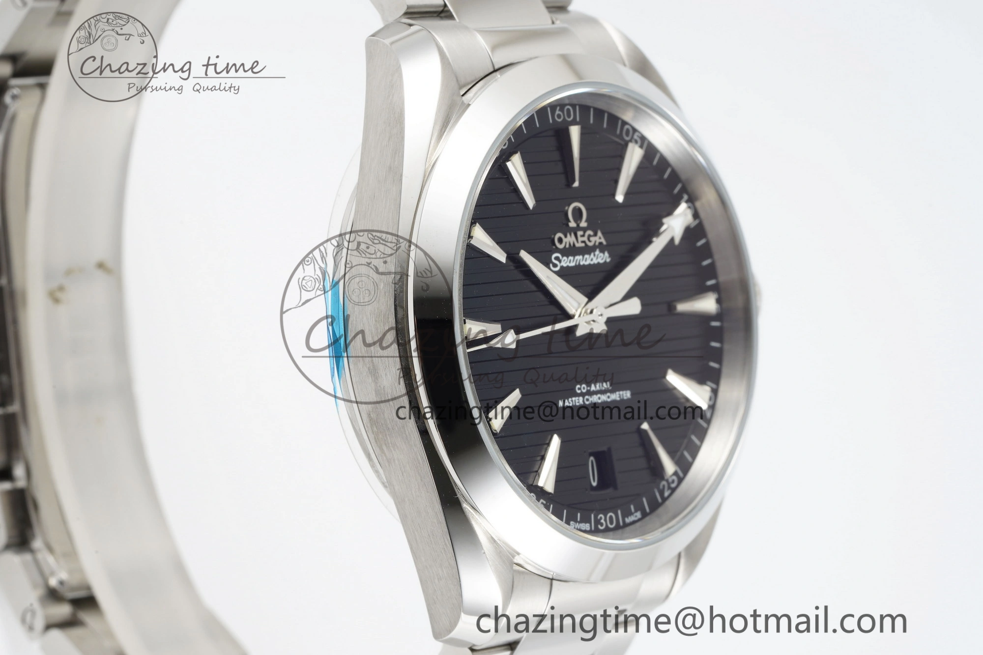 Aqua Terra 150M SS JQK 1:1 Best Edition Black Dial SS Hand on SS Bracelet A8900