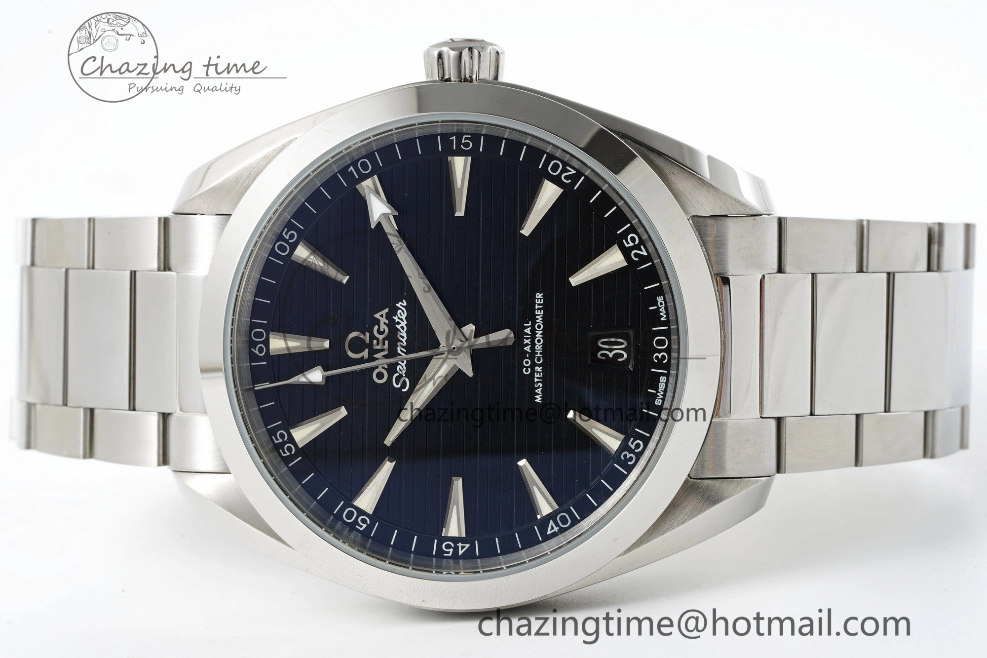 Aqua Terra 150M SS JQK 1:1 Best Edition Black Dial SS Hand on SS Bracelet A8900