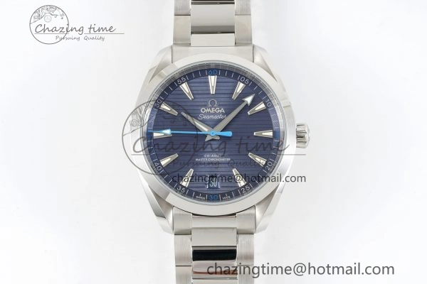Aqua Terra 150M SS JQK 1:1 Best Edition Blue Dial Blue Hand on SS Bracelet A8900