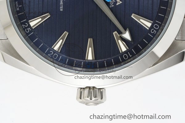 Aqua Terra 150M SS JQK 1:1 Best Edition Blue Dial Blue Hand on SS Bracelet A8900