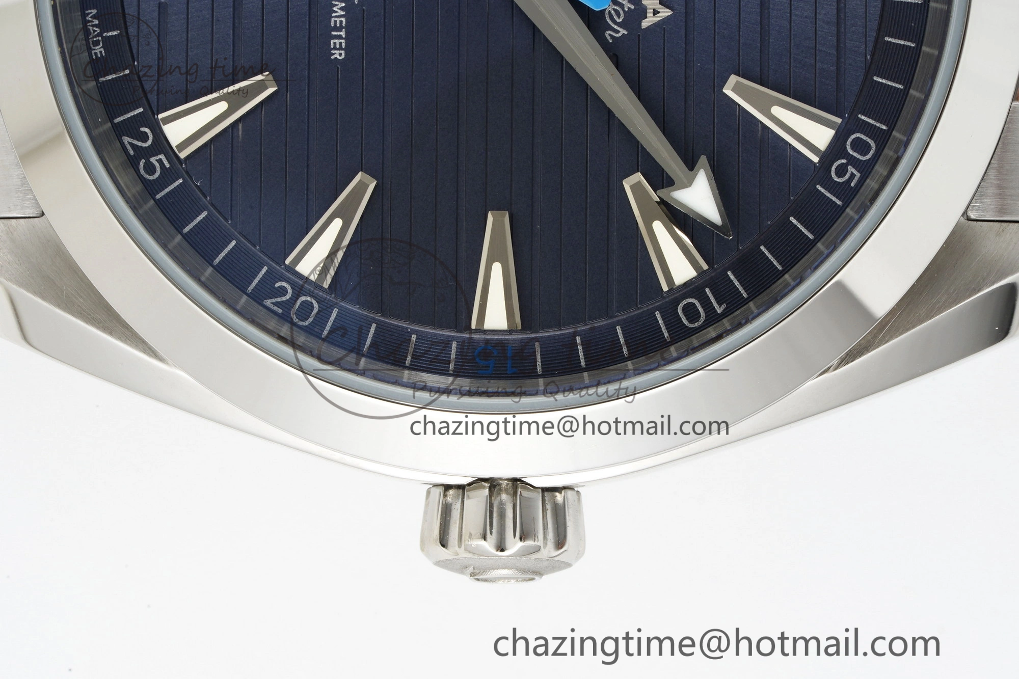 Aqua Terra 150M SS JQK 1:1 Best Edition Blue Dial Blue Hand on SS Bracelet A8900