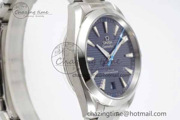 Aqua Terra 150M SS JQK 1:1 Best Edition Blue Dial Blue Hand on SS Bracelet A8900