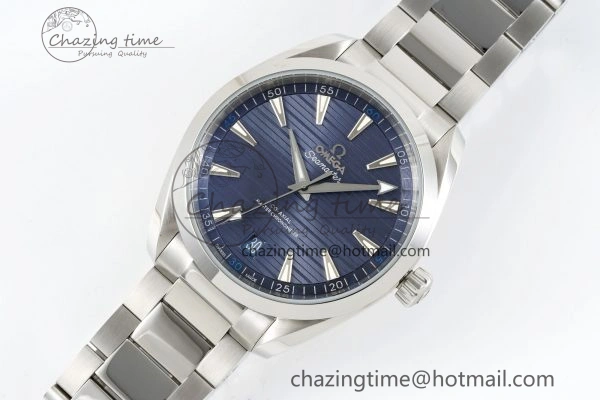 Aqua Terra 150M SS JQK 1:1 Best Edition Blue Dial SS Hand on SS Bracelet A8900