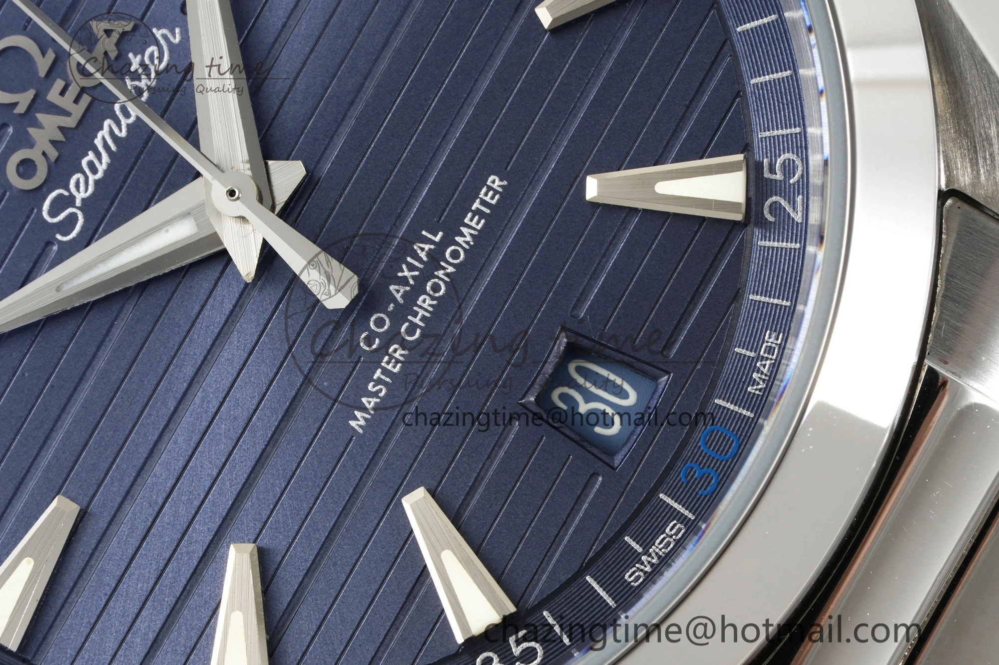 Aqua Terra 150M SS JQK 1:1 Best Edition Blue Dial SS Hand on SS Bracelet A8900