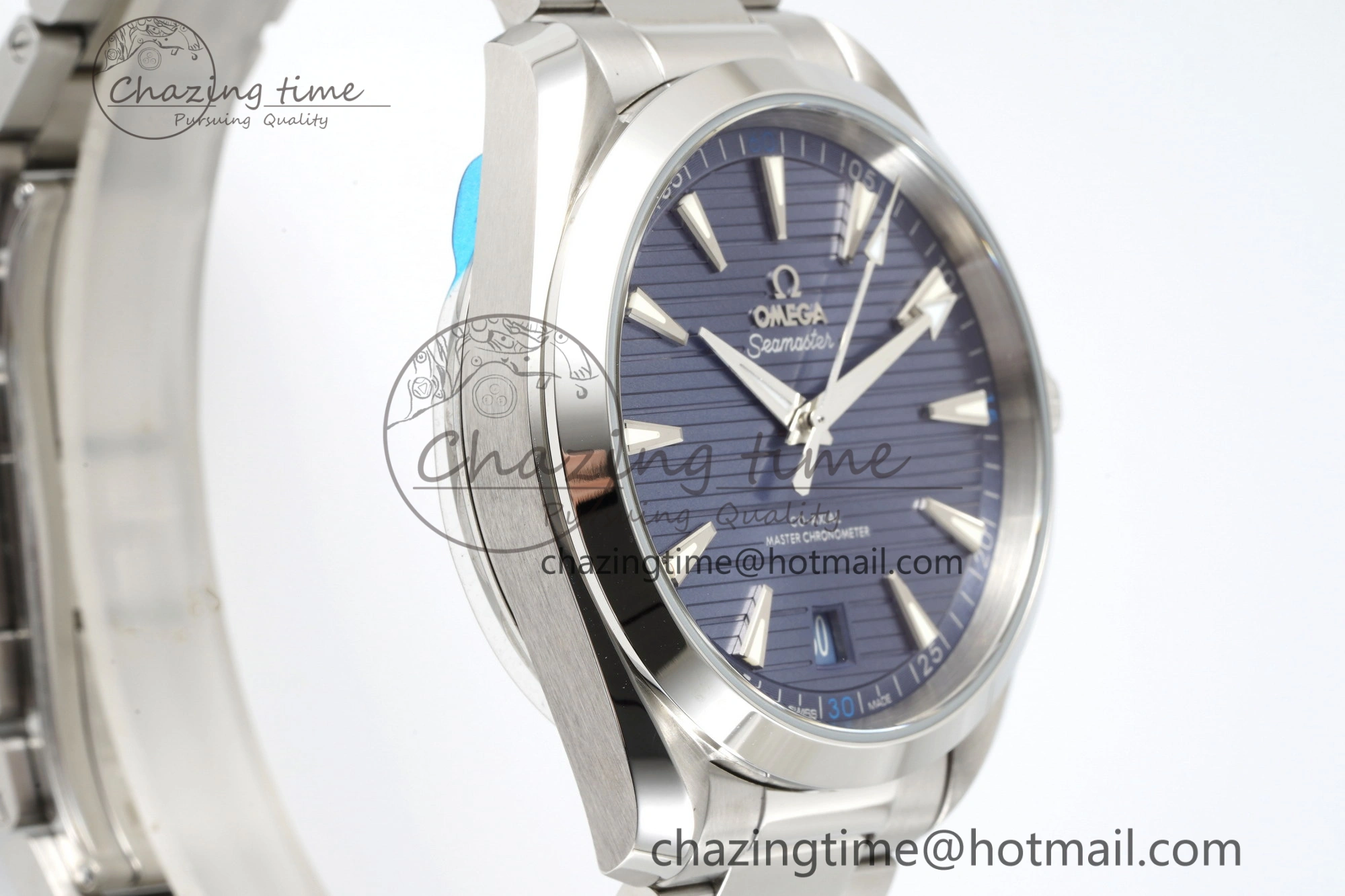 Aqua Terra 150M SS JQK 1:1 Best Edition Blue Dial SS Hand on SS Bracelet A8900