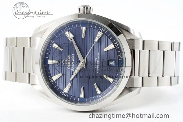 Aqua Terra 150M SS JQK 1:1 Best Edition Blue Dial SS Hand on SS Bracelet A8900