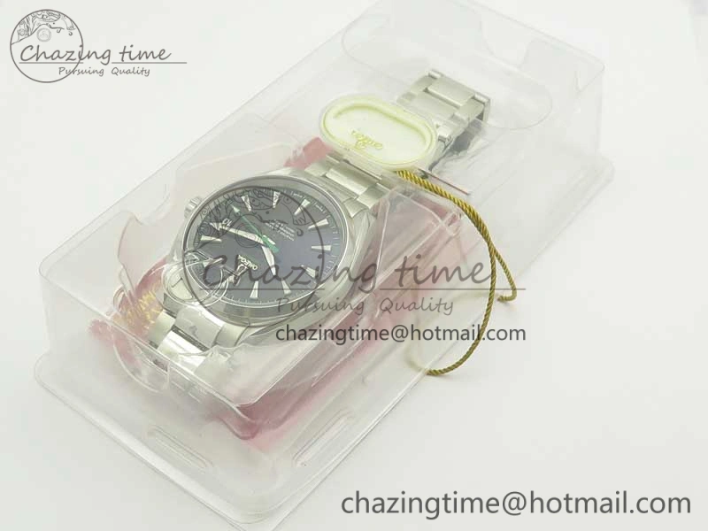 Aqua Terra 150M SS VSF 1:1 Best Edition Black Textured Dial Green Hand on SS Bracelet A8500 Super Clone