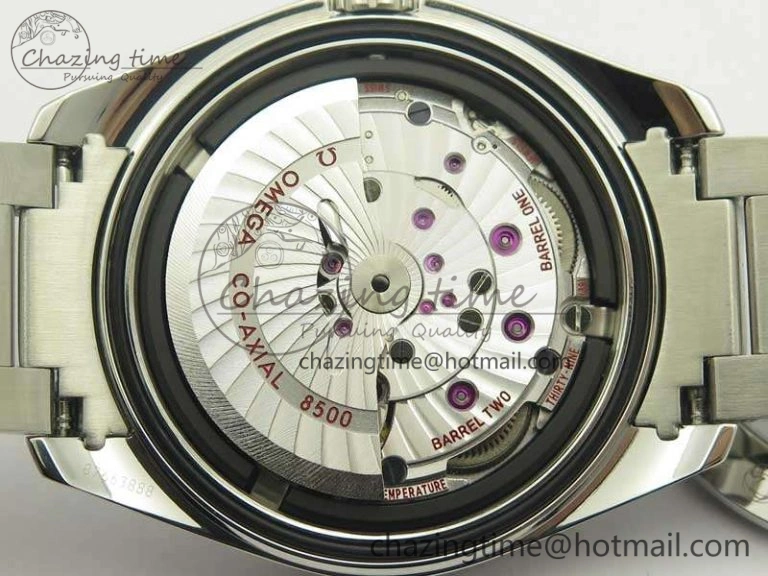 Aqua Terra 150M SS VSF 1:1 Best Edition Black Textured Dial Silver Markers On SS Bracelet A8500 Super Clone
