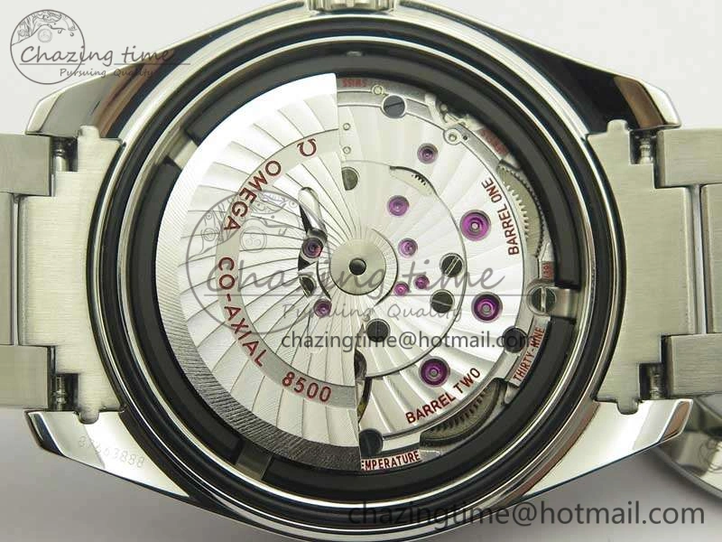 Aqua Terra 150M SS VSF 1:1 Best Edition Black Textured Dial Silver Markers On SS Bracelet A8500 Super Clone