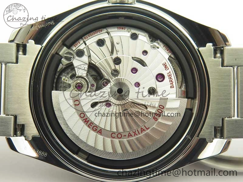 Aqua Terra 150M SS VSF 1:1 Best Edition Black Wave Textured Dial RG Hand on SS Bracelet A8500 Super Clone