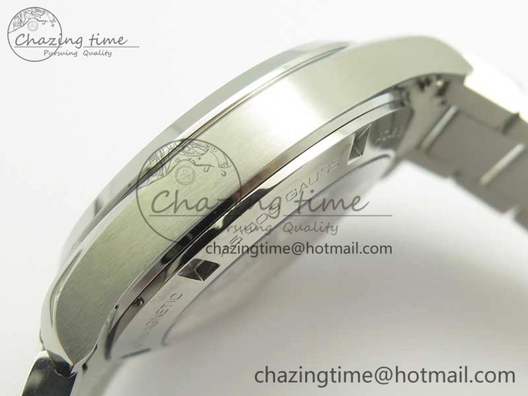 Aqua Terra 150M SS VSF 1:1 Best Edition Blue Wave Textured Dial YG Hand on SS Bracelet A8500 Super Clone