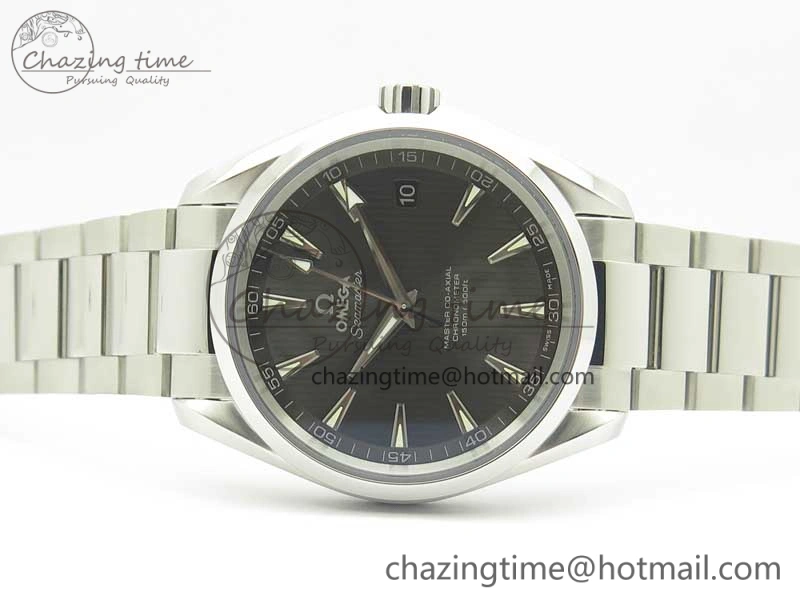 Aqua Terra 150M SS VSF 1:1 Best Edition Gray Textured Dial on SS Bracelet A8500 Super Clone