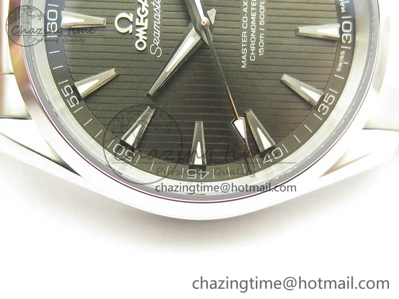 Aqua Terra 150M SS VSF 1:1 Best Edition Gray Textured Dial on SS Bracelet A8500 Super Clone