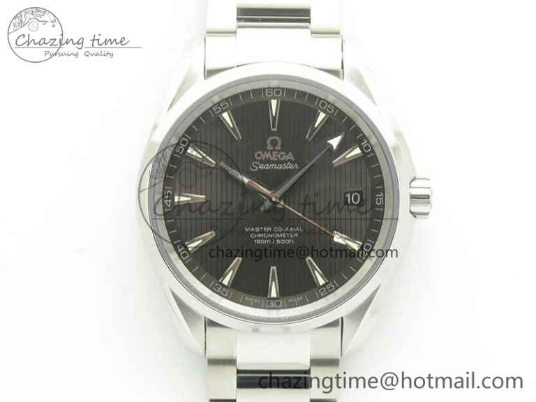 Aqua Terra 150M SS VSF 1:1 Best Edition Gray Textured Dial on SS Bracelet A8500 Super Clone