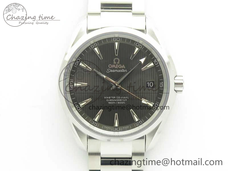 Aqua Terra 150M SS VSF 1:1 Best Edition Gray Textured Dial on SS Bracelet A8500 Super Clone