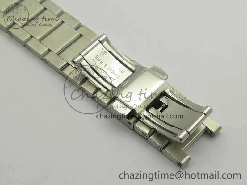Aqua Terra 150M SS VSF 1:1 Best Edition White Textured Dial Blue Hands On SS Bracelet A8500 Super Clone
