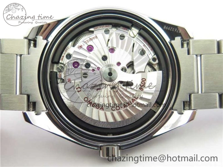 Aqua Terra 150M SS VSF 1:1 Best Edition White Wave Textured Dial on SS Bracelet A8500 Super Clone (2 Straps)