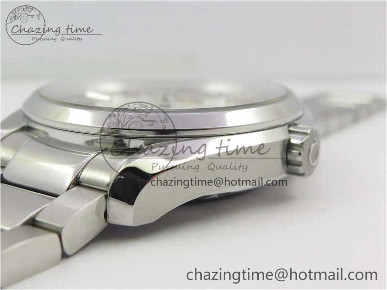 Aqua Terra 150M SS VSF 1:1 Best Edition White Wave Textured Dial on SS Bracelet A8500 Super Clone (2 Straps)