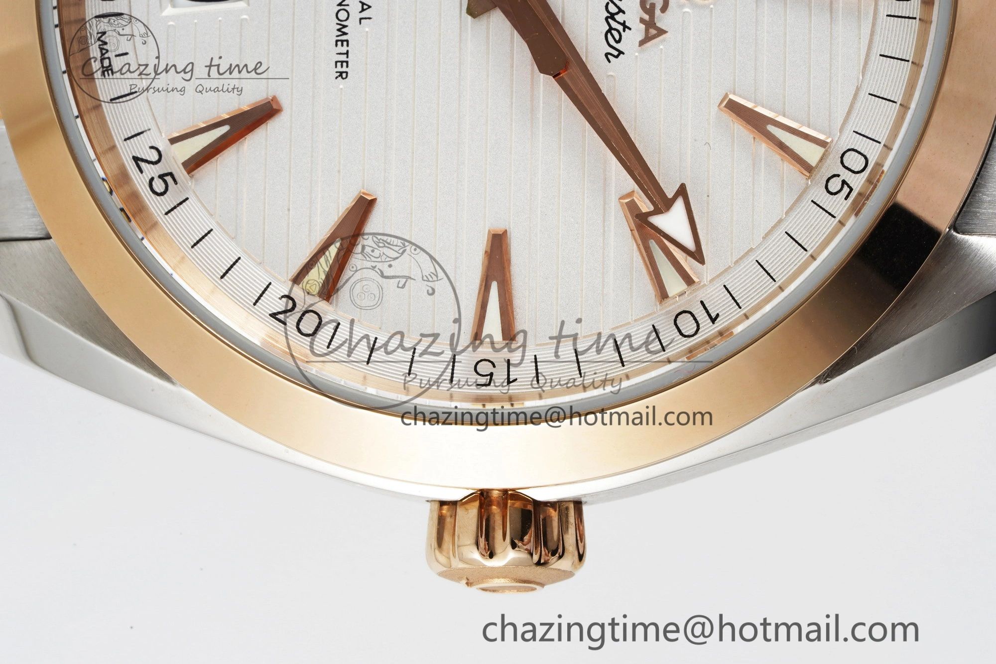 Aqua Terra 150M SS RG JQK 1:1 Best Edition White Dial on SS RG Bracelet A8900