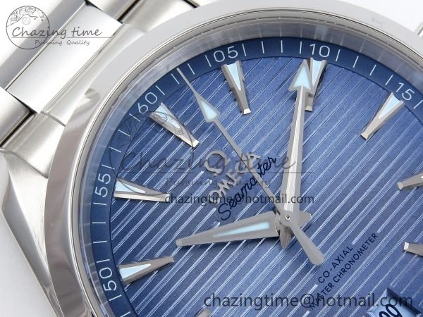 Aqua Terra 41mm VSF 1:1 Best Edition Light Blue Dial on SS Bracelet A8900 Super Clone
