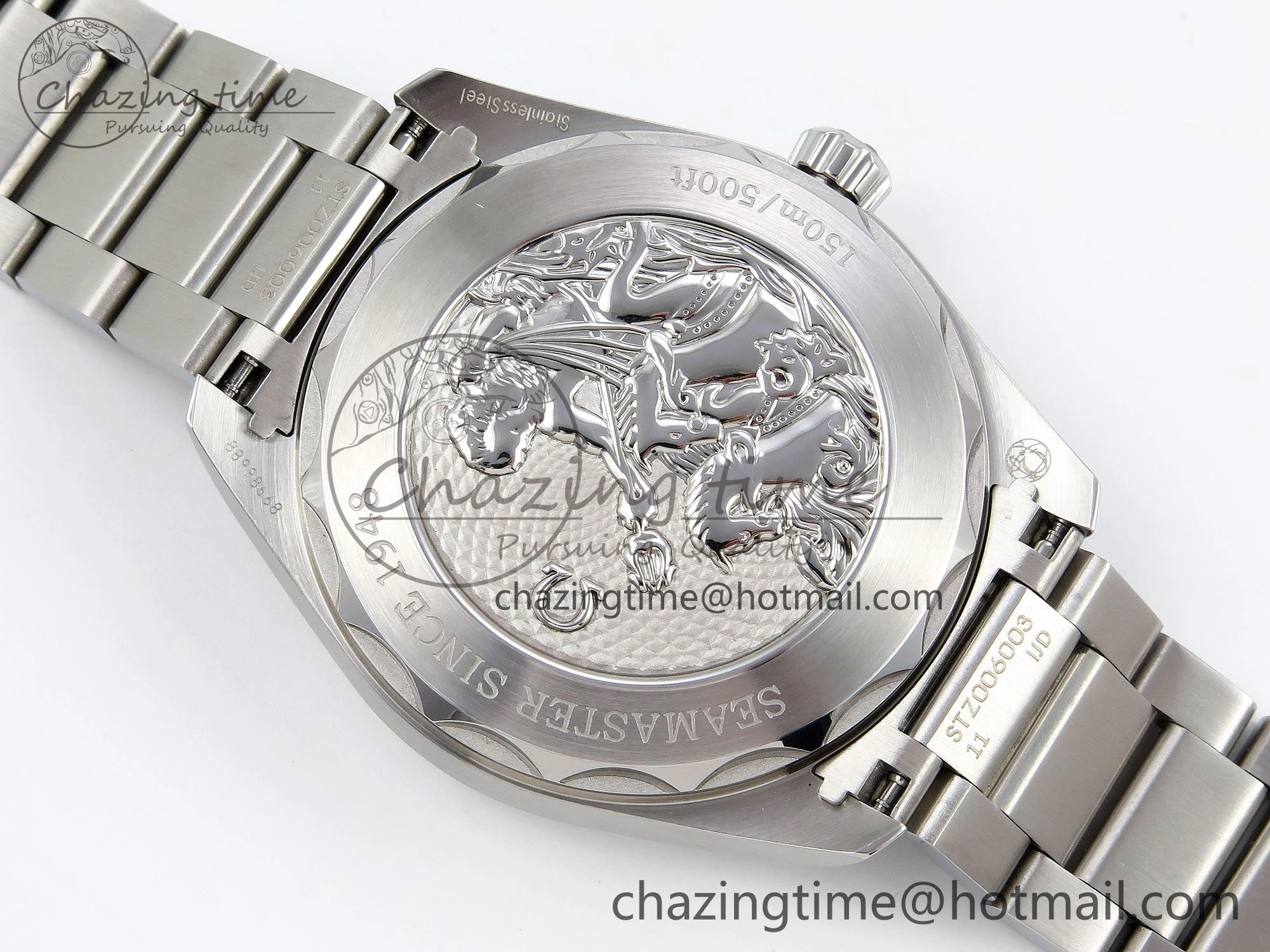 Aqua Terra 41mm VSF 1:1 Best Edition Light Blue Dial on SS Bracelet A8900 Super Clone
