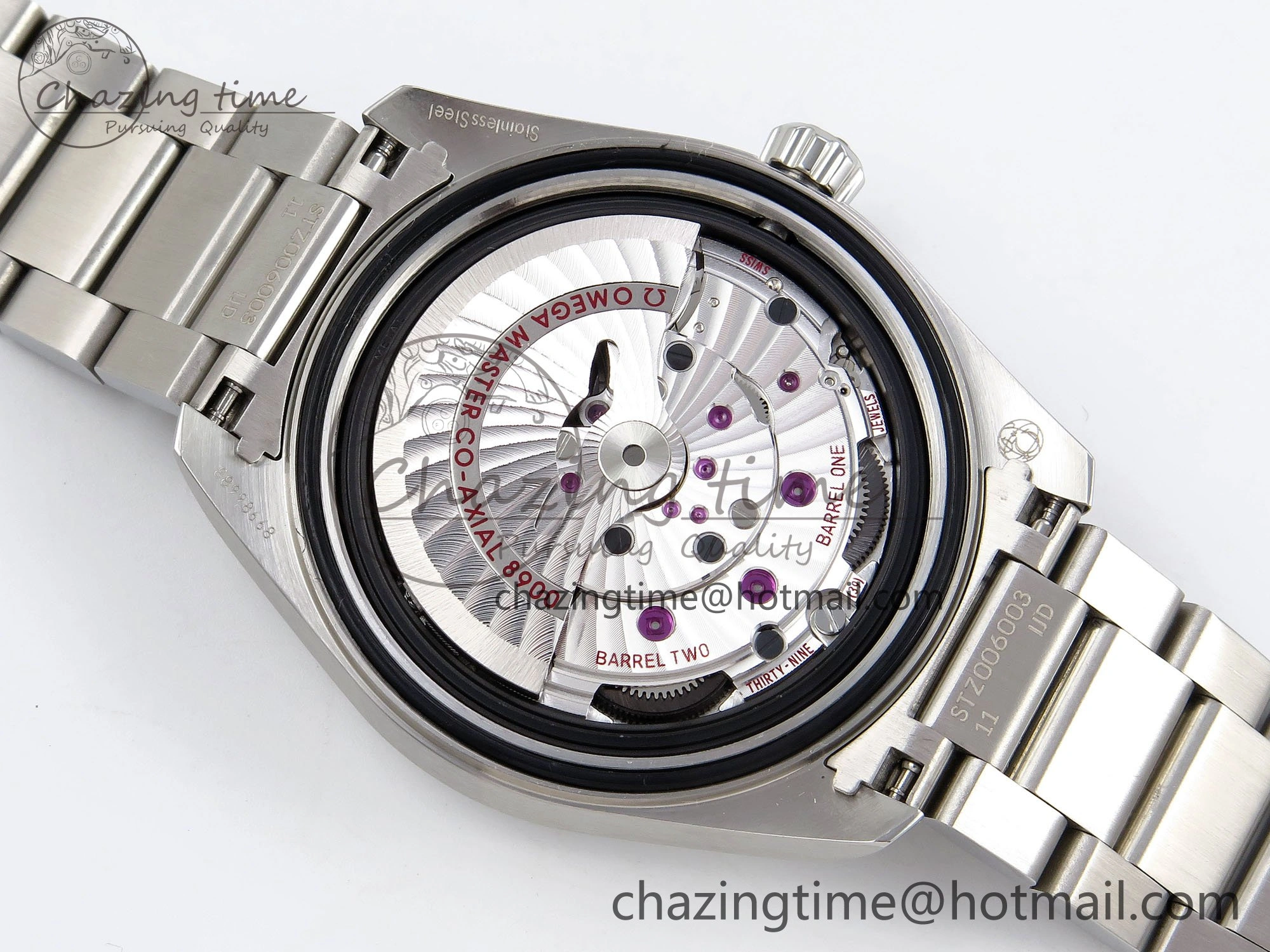 Aqua Terra 41mm VSF 1:1 Best Edition Light Blue Dial on SS Bracelet A8900 Super Clone