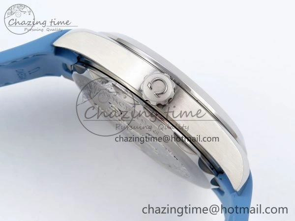 Aqua Terra 41mm VSF 1:1 Best Edition Summer Blue Dial on Blue Rubber Strap A8900 Super Clone