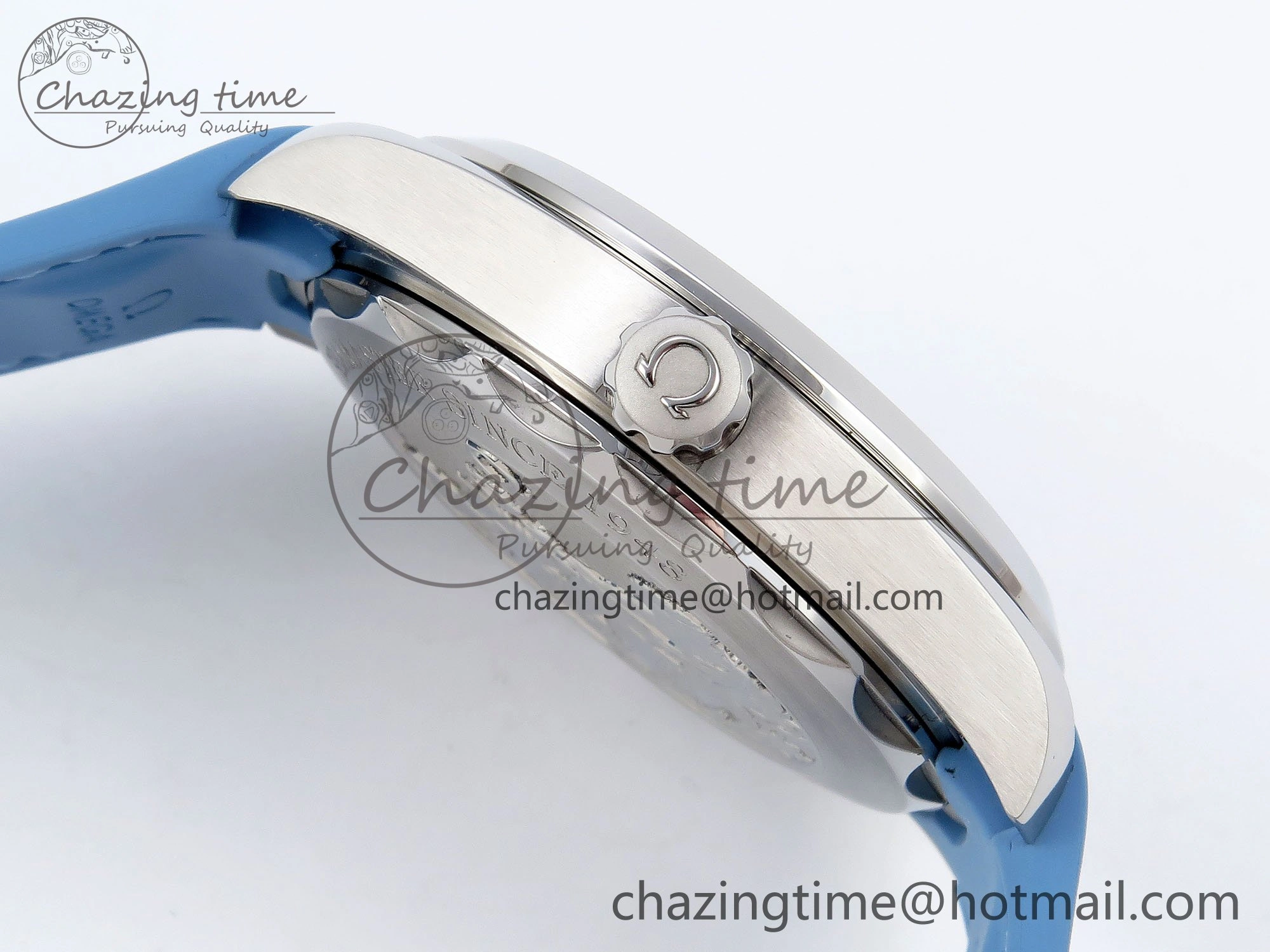 Aqua Terra 41mm VSF 1:1 Best Edition Summer Blue Dial on Blue Rubber Strap A8900 Super Clone