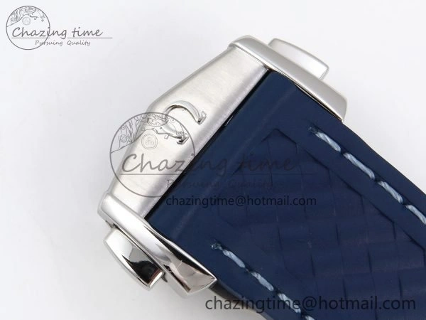 Aqua Terra GMT Worldtimer 43mm VSF 1:1 Best Edition Deep Blue Dial on Blue Rubber Strap A8938 Super Clone