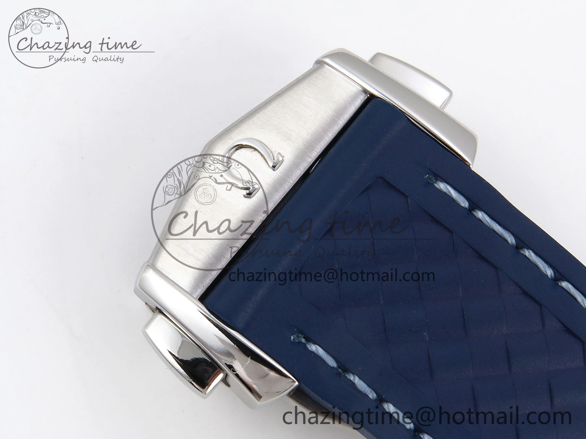 Aqua Terra GMT Worldtimer 43mm VSF 1:1 Best Edition Deep Blue Dial on Blue Rubber Strap A8938 Super Clone