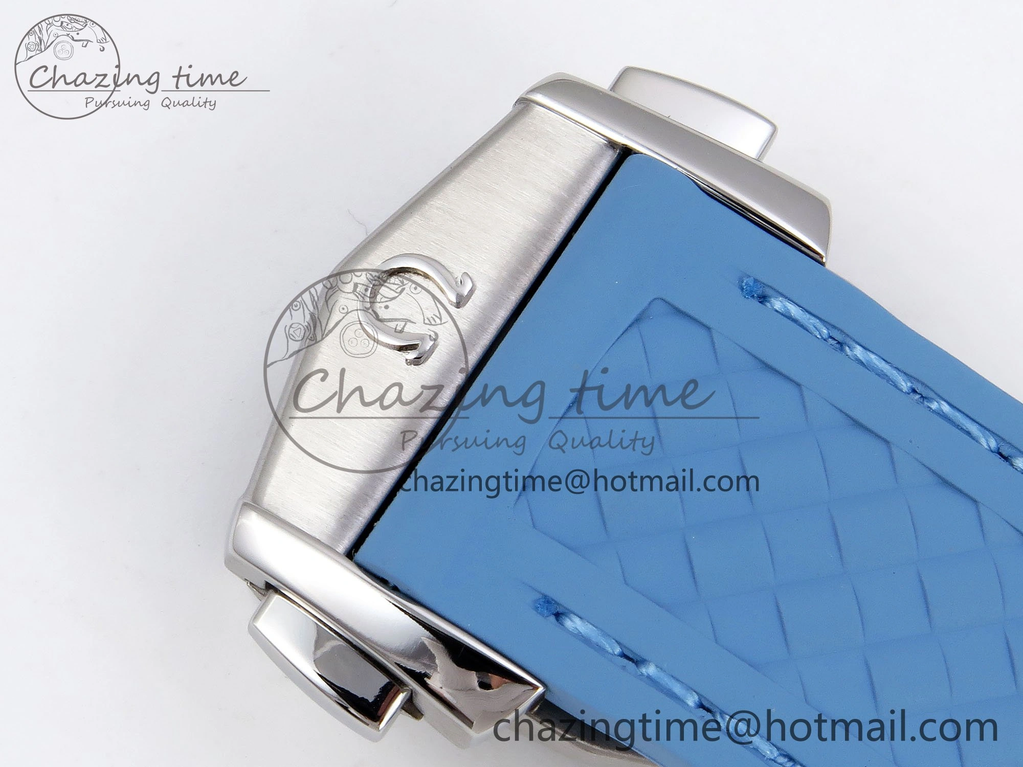 Aqua Terra GMT Worldtimer 43mm VSF 1:1 Best Edition Summer Blue Dial on Blue Rubber Strap A8938 Super Clone