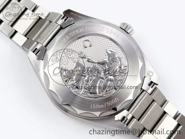 Aqua Terra GMT Worldtimer 43mm VSF 1:1 Best Edition Summer Blue Dial on SS Bracelet A8938 Super Clone