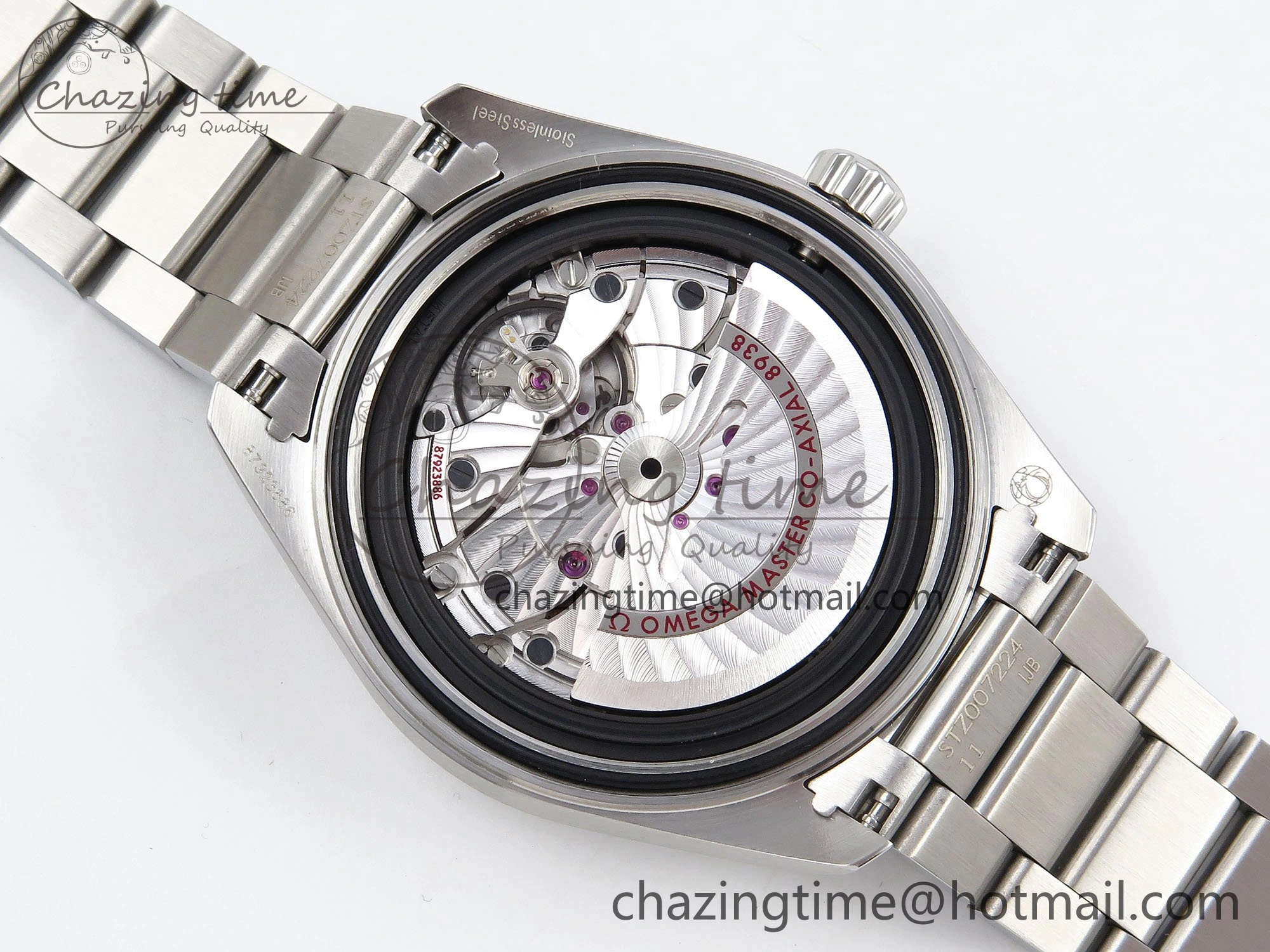 Aqua Terra GMT Worldtimer 43mm VSF 1:1 Best Edition Summer Blue Dial on SS Bracelet A8938 Super Clone