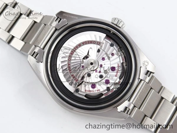 Aqua Terra GMT Worldtimer 43mm VSF 1:1 Best Edition Summer Blue Dial on SS Bracelet A8938 Super Clone
