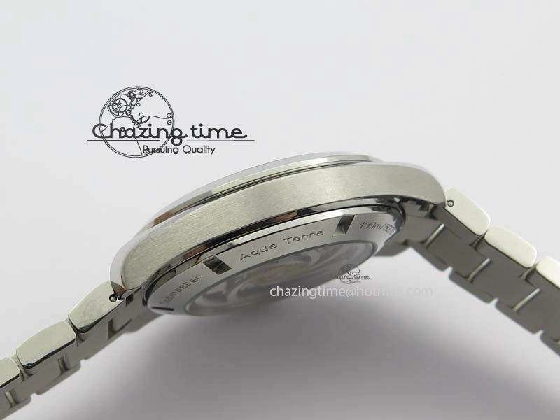 Aqua Terra ‘James Bond’ SS JHF Best Edition Blue Dial On SS Bracelet A8507