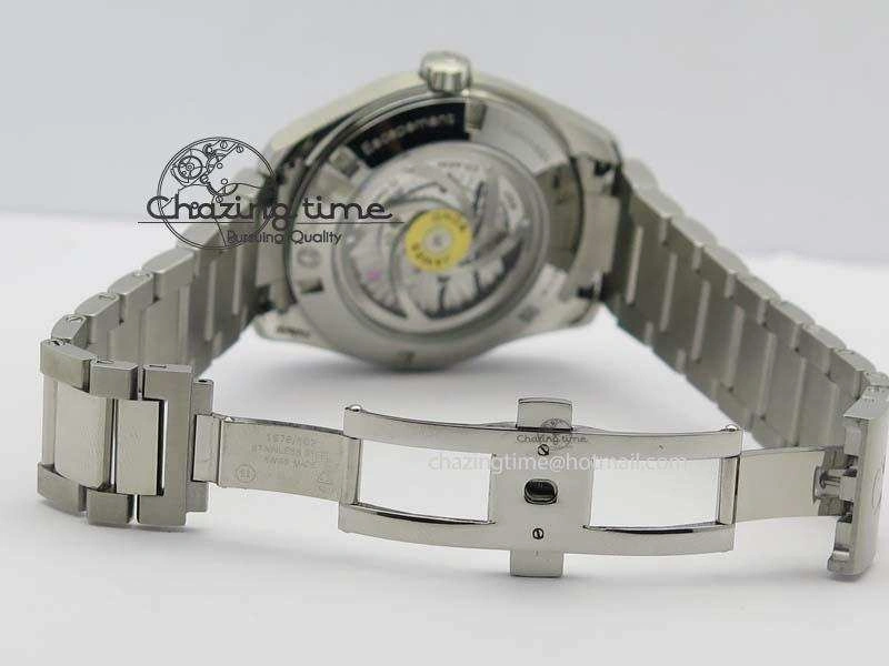 Aqua Terra ‘James Bond’ SS JHF Best Edition Blue Dial On SS Bracelet A8507