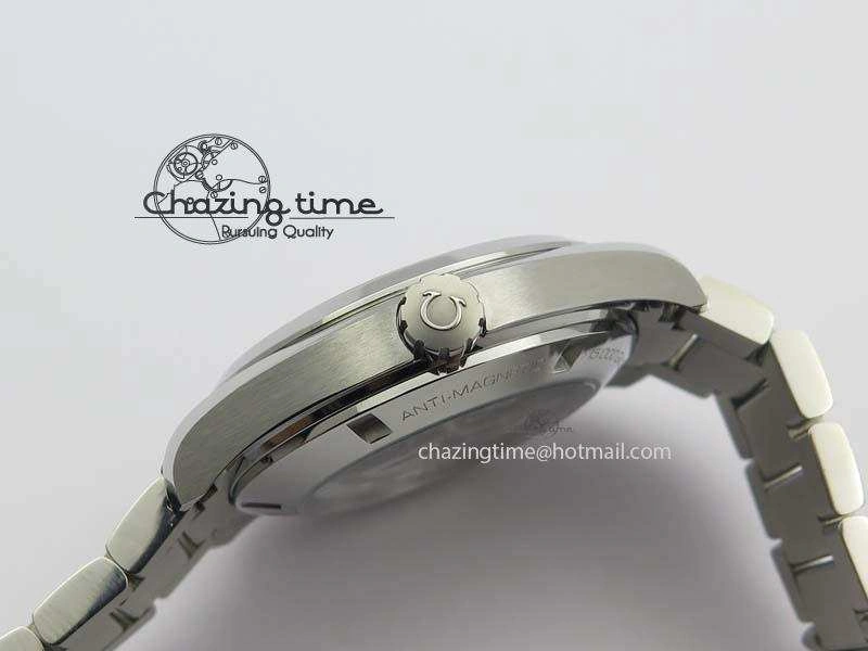 Aqua Terra “James Bond” SS V6F 1:1 Best Edition Blue Textured Dial On SS Bracelet A8500