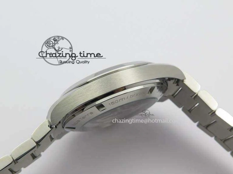 Aqua Terra “James Bond” SS V6F 1:1 Best Edition Blue Textured Dial On SS Bracelet A8500